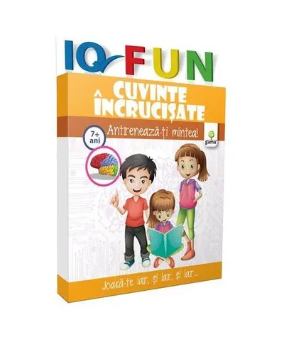 Cuvinte încrucișate. IQ Fun (7+ ani) - Paperback brosat - ***