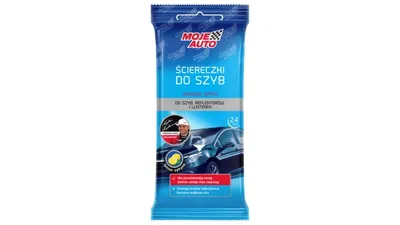 Set 24 de servetele pentru curatat geamuri Moje Auto