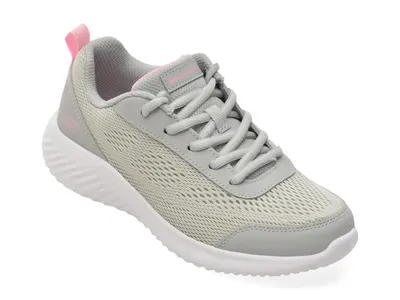 Pantofi sport SKECHERS gri, BOUNDER, din material textil