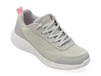 Pantofi sport SKECHERS gri, BOUNDER, din material textil