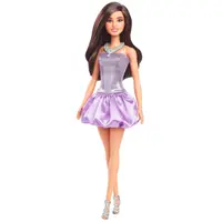 Papusa in rochita mov, Barbie Fashionista, HYT92