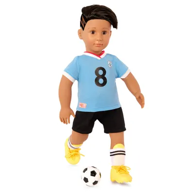 Păpuşă Our Generation – Mateo, fotbalist, 46 cm