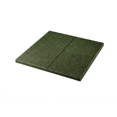 Pavele Cauciuc Plane 1000X1000X40 mm - Verde