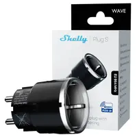 Shelly Wave Plug S Black LR Priza inteligenta Z-Wave Long Range cu masurare consum 3800238071776