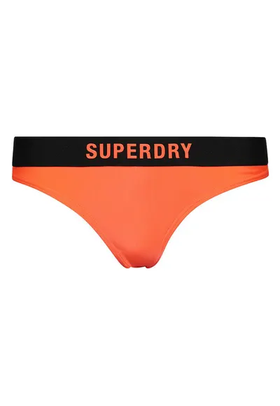Slip de baie - Superdry - scurt - portocaliu - elastic