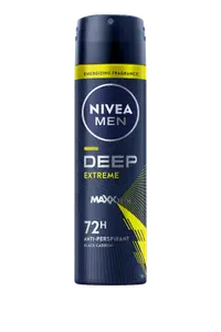 Deodorant spray pentru barbati Deep Extreme Black Carbon, 150ml, Nivea