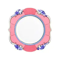 Farfurie din porțelan, Pip Studio, Pink, 17 cm, colecția Royal Multi