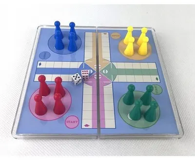 Joc magnetic de masă Raya Toys - Nu te supăra, frate