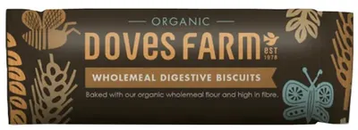 Biscuiți integrali organici, 200 g, Doves Farm