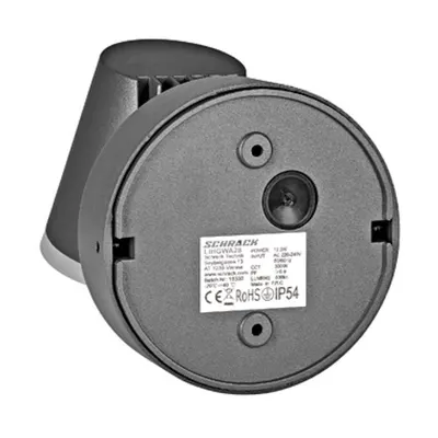 Zeta LED Round Single 12,5W 800lm 3000K ECG IP54 antracit