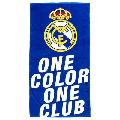 Prosop de Plajă Real Madrid C.F. One Color Albastru