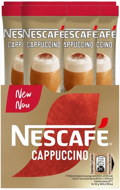 Specialitate de cafea instant NESCAFÉ - Cappuccino, 8 х 13.5 g