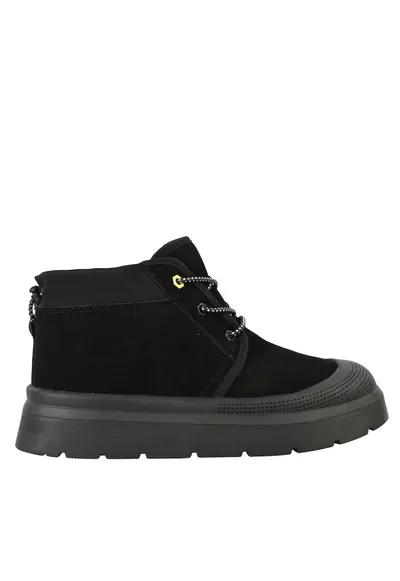 Ghete casual - dama - UG-1 negru - piele intoarsa - Negru