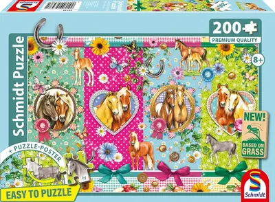Puzzle Schmidt din 200 piese - Fericirea cailor