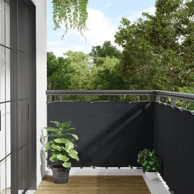 Gossi paravan de balcon, antracit, 90 x 500 cm, tesatura oxford