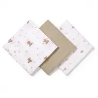 Set 3 scutece din muselina super soft Babyono 34815 din bumbac 70x70 cm