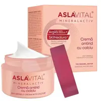 Crema antirid cu calciu Mineralactiv, 50 ml, Aslavital