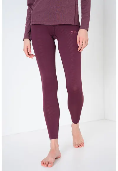 Colanti termici cu talie medie pentru ski Infinite Warm - Violet pruna