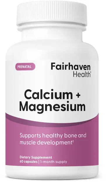 Calcium + Magnesium, 60 capsule, Fairhaven Health