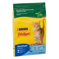 FRISKIES Cat, Adult, Pisica Sterilizata, Somon si Legume, 10 kg