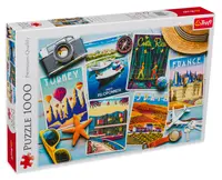 Puzzle Trefl din 1000 de piese - Carduri de destinații