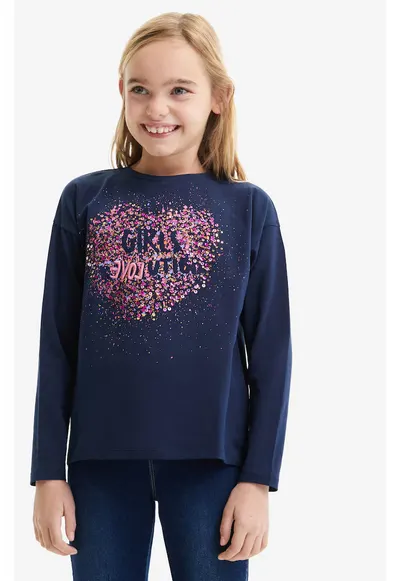 Bluza cu paiete decorative Alba
