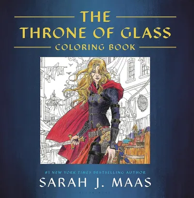 The Throne of Glass: Colouring Book
