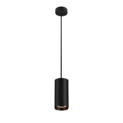 Lampa suspendata, lustra NUMINOS L Pendant, black Indoor LED recessed ceiling light black/black 3000K 24°