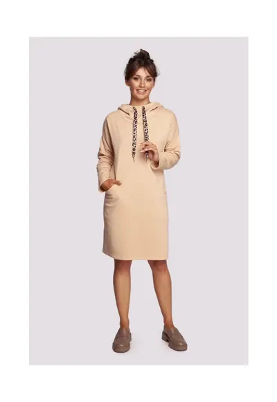 Rochie pulover pentru femei Man B238 bej - Bej