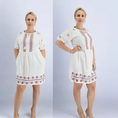 Rochie Dama cu Broderie Agripina