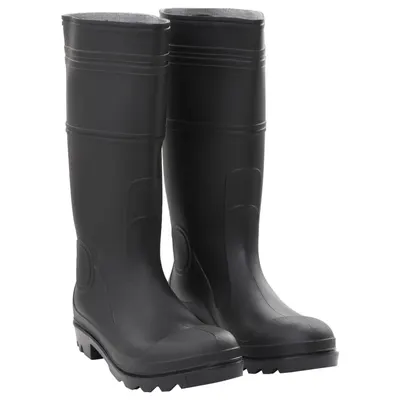 Gossi cizme de ploaie, negru, pvc, marime 45