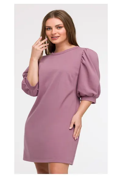 Rochie din trening cu maneci bufante