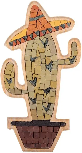 Mozaic de piatră Neptune Mosaic - Cactus cu pălărie