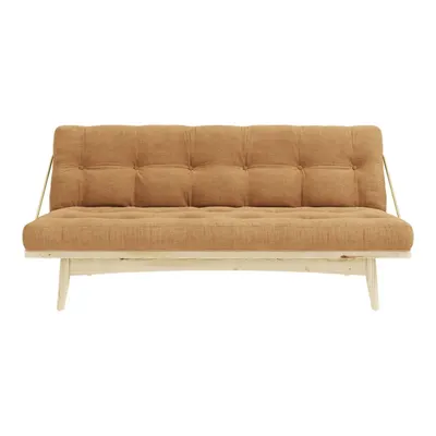 Canapea extensibilă galben muștar 190 cm Folk - Karup Design