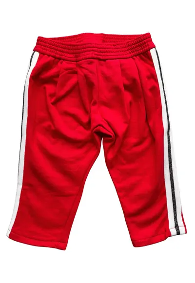 Pantaloni sport copii bumbac - rosu