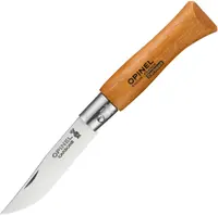 Cuțit pliabil Opinel Carbone - №4, fag
