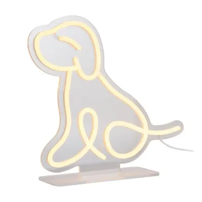 Veioză pentru copii galbenă Sitting Dog – Leitmotiv