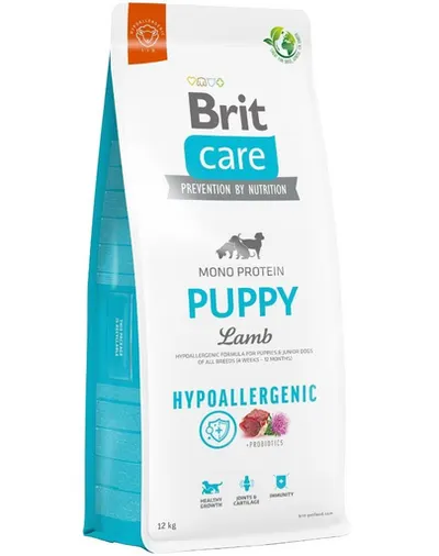 BRIT Care Hypoallergenic Puppy Hrana uscata catei, cu miel 12 kg