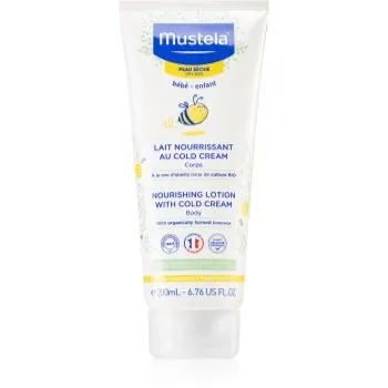 Mustela Bébé Soin lapte de corp contine emulsie Cold cream