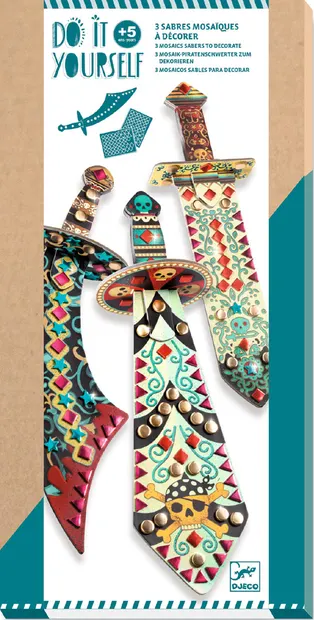 Set creativ Djeco - Fa-ti sabie de pirat