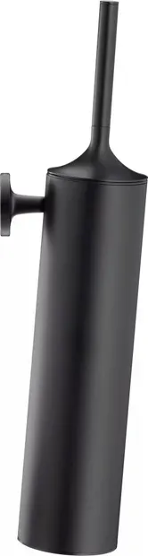 Perie WC Duravit Starck T 0099464600, montare pe perete, metal, Negru mat