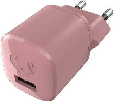 Încărcător Fresh N Rebel - Mini, USB-A, 12W, roz