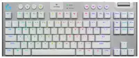 Tastatură mecanică Logitech - G915 X Lightspeed TKL Low-Profile, fără fir , Tactile, RGB, alb