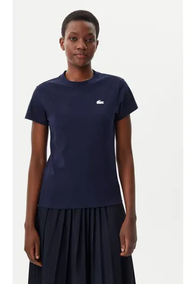 Tricou dama - 304993671 - Bumbac - Albastru - Albastru