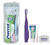 Pierrot Set ortodontic de călătorie, cu penar, 4 piese