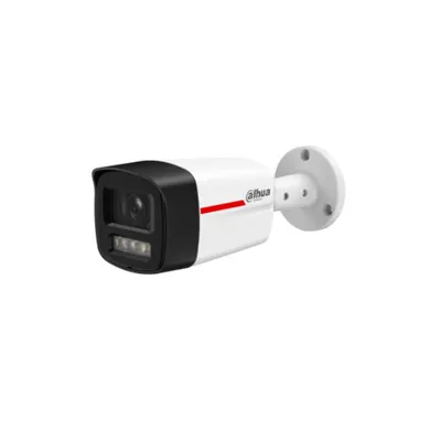 Camera supraveghere IP exterior Dahua WizSense IPC-HFW2449TL-S-LED-PROX, 4 MP, 2.8 mm, lumina calda 30 m, microfon dual, slot card, PoE
