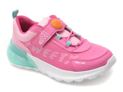 Pantofi sport GEOX fucsia, J65LZA, din material textil