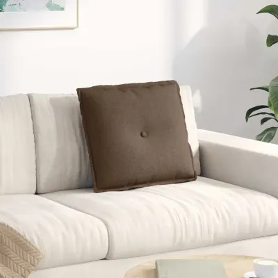 vidaXL Perna pentru spate Maro 50 x 19 x 45 cm țesătură