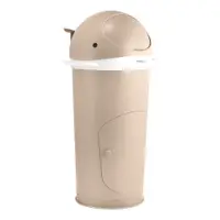 Coș de gunoi bej pentru scutece din plastic 25 l Whale – Kindsgut