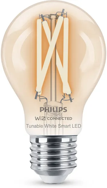 Bec inteligent Philips - Filament, 7W LED, E27, A60, dimmer